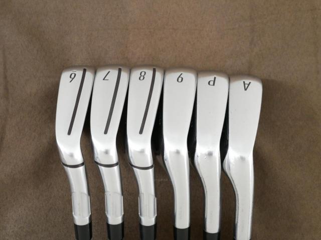 Iron set : Taylormade : ชุดเหล็ก Taylormade Qi (ออกปี 2024 Japan Spec.) มีเหล็ก 6-Pw,Aw (6 ชิ้น) ก้านกราไฟต์ Mitsubishi Diamana TM60 Flex S