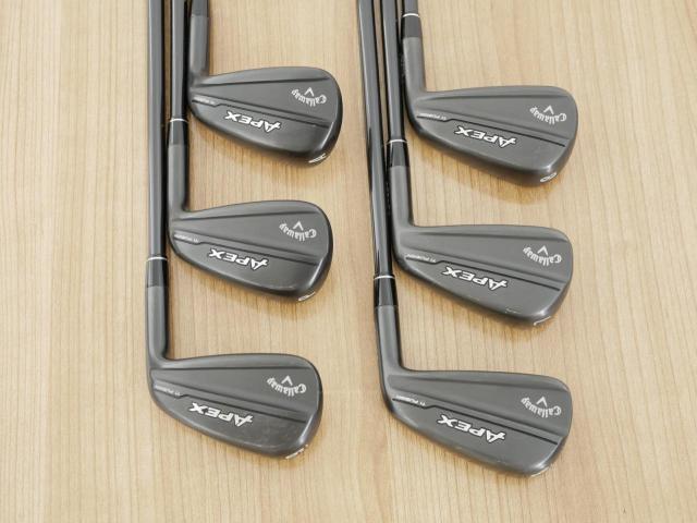 Iron set : Callaway : ชุดเหล็ก Callaway Apex Ti Fusion Black (รุ่นท็อปสุด แพงที่สุด ปี 2025 ของใหม่ 8 หมื่นบาท) มีเหล็ก 6-Pw,Aw (6 ชิ้น) ก้านกราไฟต์ UST Mamiya ATTAS FF 85 Flex S