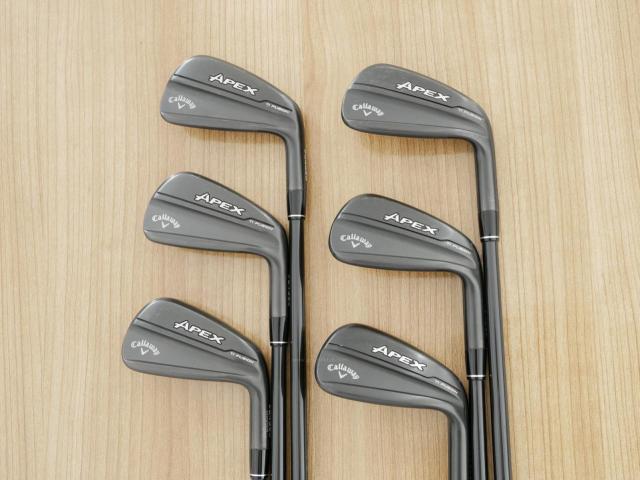 Iron set : Callaway : ชุดเหล็ก Callaway Apex Ti Fusion Black (รุ่นท็อปสุด แพงที่สุด ปี 2025 ของใหม่ 8 หมื่นบาท) มีเหล็ก 6-Pw,Aw (6 ชิ้น) ก้านกราไฟต์ UST Mamiya ATTAS FF 85 Flex S