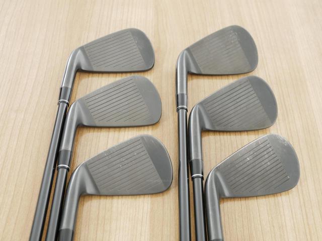 Iron set : Callaway : ชุดเหล็ก Callaway Apex Ti Fusion Black (รุ่นท็อปสุด แพงที่สุด ปี 2025 ของใหม่ 8 หมื่นบาท) มีเหล็ก 6-Pw,Aw (6 ชิ้น) ก้านกราไฟต์ UST Mamiya ATTAS FF 85 Flex S