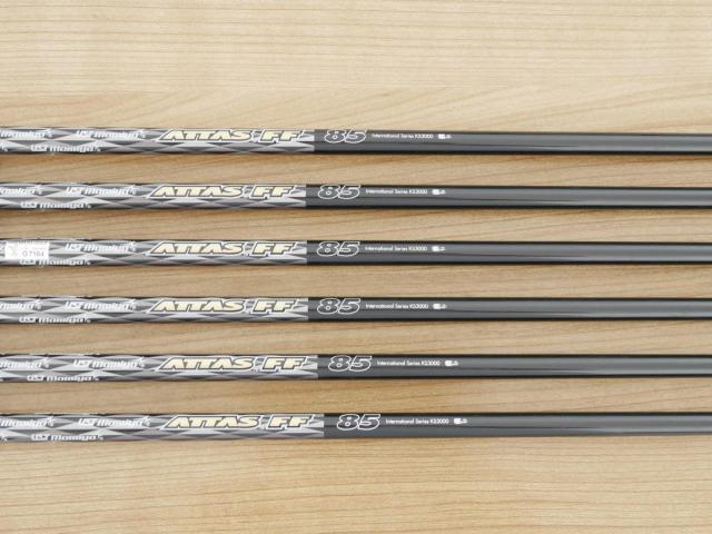 Iron set : Callaway : ชุดเหล็ก Callaway Apex Ti Fusion Black (รุ่นท็อปสุด แพงที่สุด ปี 2025 ของใหม่ 8 หมื่นบาท) มีเหล็ก 6-Pw,Aw (6 ชิ้น) ก้านกราไฟต์ UST Mamiya ATTAS FF 85 Flex S