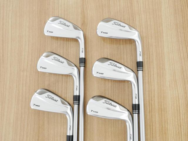 Iron set : Titleist : ชุดเหล็ก Titleist 716 T-MB Forged (ออกปี 2016) มีเหล็ก 5-Pw (6 ชิ้น) ก้านกราไฟต์ Aldila Rogue pro 75 Flex R