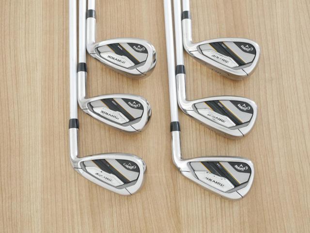 Lady club : All : ชุดเหล็ก Callaway Mavrik MAX (ออกปี 2020 ตีง่าย ไกลมากๆ) มีเหล็ก 7-Pw,Aw,Sw (6 ชิ้น) ก้านกราไฟต์ Mitsubishi Diamana 40 Flex L