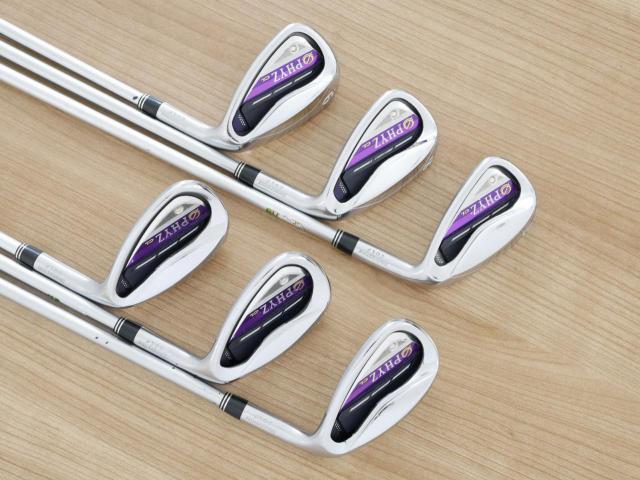 Lady club : All : ชุดเหล็ก Bridgestone PHYZ CL (ปี 2018 รุ่นท๊อป ง่ายและไกลมาก) มีเหล็ก 7-Pw,Aw,Sw (6 ชิ้น) ก้านกราไฟต์ Flex A (Lady)