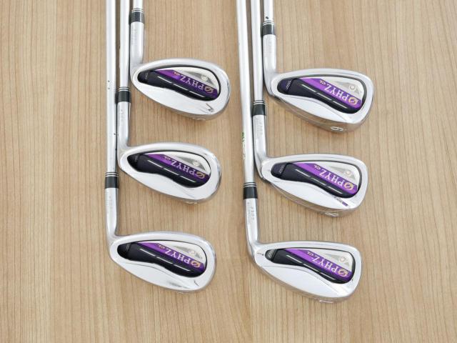 Lady club : All : ชุดเหล็ก Bridgestone PHYZ CL (ปี 2018 รุ่นท๊อป ง่ายและไกลมาก) มีเหล็ก 7-Pw,Aw,Sw (6 ชิ้น) ก้านกราไฟต์ Flex A (Lady)