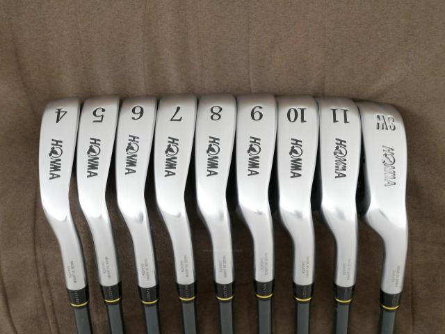 Iron set : Honma : ชุดเหล็ก Honma TwinMarks AP-302 (หน้าเด้ง Titanium) มีเหล็ก 4-11,Sw (9 ชิ้น) ก้านกราไฟต์ Flex R