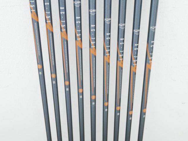 Iron set : Honma : ชุดเหล็ก Honma TwinMarks AP-302 (หน้าเด้ง Titanium) มีเหล็ก 4-11,Sw (9 ชิ้น) ก้านกราไฟต์ Flex R