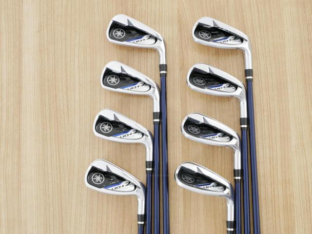 Iron set : Yamaha : ชุดเหล็ก Yamaha Inpres UD+2 (ออกปี 2021 ตีไกลที่สุด ไกลกว่าเหล็กทั่วไป 2 เบอร์ หน้าเด้ง COR 0.822) มีเหล็ก 6-Pw,Aw,As,Sw (8 ชิ้น) ก้านกราไฟต์ Fujikura Air Speeder M421i Flex SR