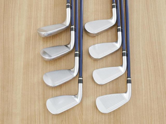 Iron set : Yamaha : ชุดเหล็ก Yamaha Inpres UD+2 (ออกปี 2021 ตีไกลที่สุด ไกลกว่าเหล็กทั่วไป 2 เบอร์ หน้าเด้ง COR 0.822) มีเหล็ก 6-Pw,Aw,As,Sw (8 ชิ้น) ก้านกราไฟต์ Fujikura Air Speeder M421i Flex SR