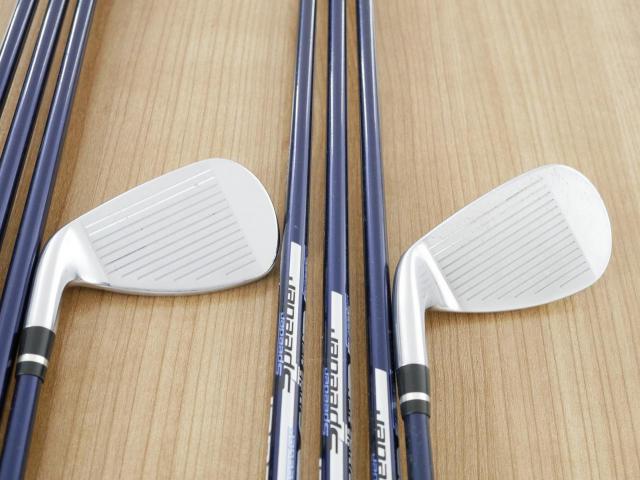 Iron set : Yamaha : ชุดเหล็ก Yamaha Inpres UD+2 (ออกปี 2021 ตีไกลที่สุด ไกลกว่าเหล็กทั่วไป 2 เบอร์ หน้าเด้ง COR 0.822) มีเหล็ก 6-Pw,Aw,As,Sw (8 ชิ้น) ก้านกราไฟต์ Fujikura Air Speeder M421i Flex SR
