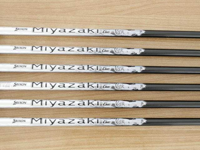 Iron set : Other Brand : ชุดเหล็ก Srixon GIE (ใบใหญ่ ตีง่าย) มีเหล็ก 5-Pw (6 ชิ้น) ก้านกราไฟต์ Miyazaki 61 Flex R