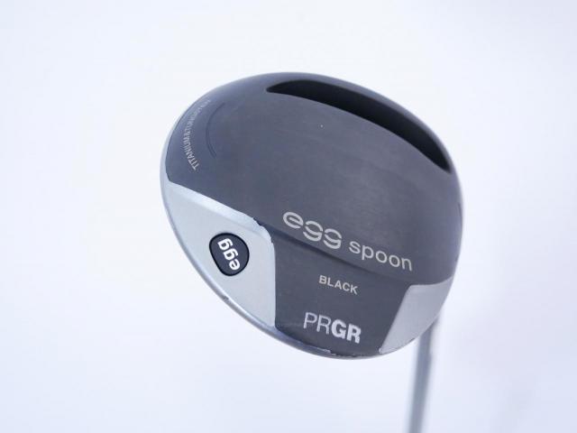 Fairway Wood : PRGR : หัวไม้ 3 PRGR Egg Spoon BLACK (ปี 2022) Loft 15 ก้าน Mitsubishi Diamana Flex S