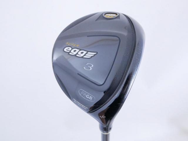 Fairway Wood : PRGR : หัวไม้ 3 PRGR Super Egg (หน้าเด้งเกินกฏ COR 0.84 ออกปี 2018 หายากมาก) Loft 16 Flex R (M-37)