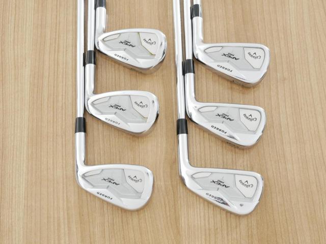Iron set : Callaway : ชุดเหล็ก Callaway APEX Pro Forged (ออกปี 2019) มีเหล็ก 5-Pw (6 ชิ้น) ก้านเหล็ก NS Pro 950 Flex S