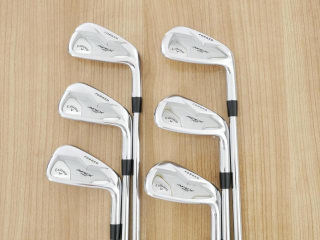 Iron set : Callaway : ชุดเหล็ก Callaway APEX Pro Forged (ออกปี 2019) มีเหล็ก 5-Pw (6 ชิ้น) ก้านเหล็ก NS Pro 950 Flex S