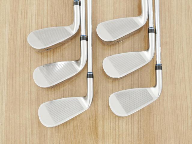 Iron set : XXIO : ชุดเหล็ก XXIO Cross 2 (ออกปี 2021 ตีไกลที่สุดของที่สุดจาก XXIO หน้าเด้งสุดๆ) มีเหล็ก 5-Pw (6 ชิ้น ตีไกลกว่าปกติ 2 เบอร์) ก้านเหล็ก NS Pro 860 DST Flex R