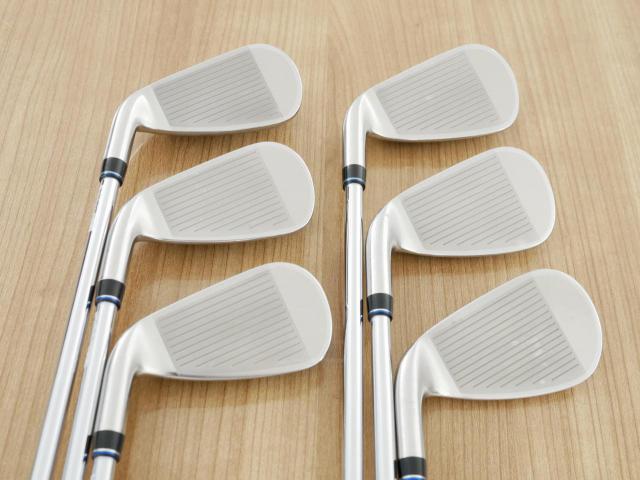 Iron set : XXIO : ชุดเหล็ก XXIO Cross 2 (ออกปี 2021 ตีไกลที่สุดของที่สุดจาก XXIO หน้าเด้งสุดๆ) มีเหล็ก 5-Pw (6 ชิ้น ตีไกลกว่าปกติ 2 เบอร์) ก้านเหล็ก NS Pro 860 DST Flex R