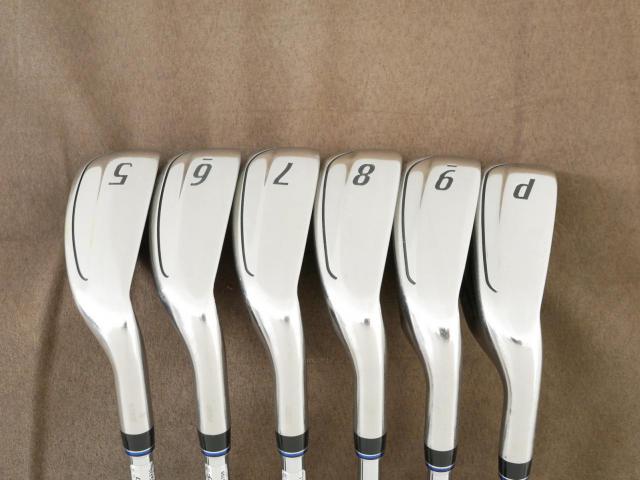 Iron set : XXIO : ชุดเหล็ก XXIO Cross 2 (ออกปี 2021 ตีไกลที่สุดของที่สุดจาก XXIO หน้าเด้งสุดๆ) มีเหล็ก 5-Pw (6 ชิ้น ตีไกลกว่าปกติ 2 เบอร์) ก้านเหล็ก NS Pro 860 DST Flex R