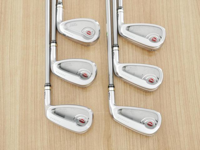 Iron set : PRGR : ชุดเหล็กกระเทย PRGR Egg PF Forged (รุ่นปี 2019 ตีง่ายและไกลมากๆ โกงสุดๆ) มีเหล็ก 7-Pw,Aw,As (6 ชิ้น) ก้านกราไฟต์ M-40 Flex SR