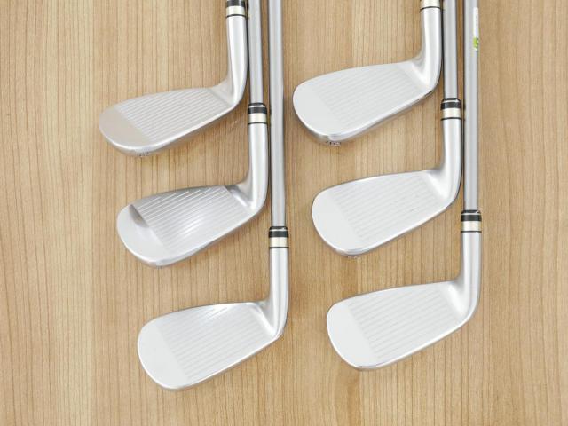 Iron set : PRGR : ชุดเหล็กกระเทย PRGR Egg PF Forged (รุ่นปี 2019 ตีง่ายและไกลมากๆ โกงสุดๆ) มีเหล็ก 7-Pw,Aw,As (6 ชิ้น) ก้านกราไฟต์ M-40 Flex SR