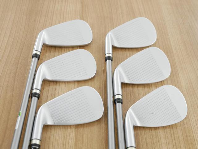 Iron set : PRGR : ชุดเหล็กกระเทย PRGR Egg PF Forged (รุ่นปี 2019 ตีง่ายและไกลมากๆ โกงสุดๆ) มีเหล็ก 7-Pw,Aw,As (6 ชิ้น) ก้านกราไฟต์ M-40 Flex SR