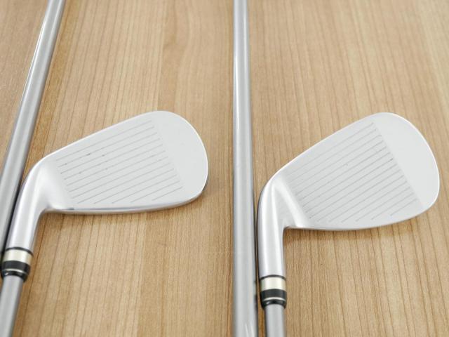 Iron set : PRGR : ชุดเหล็กกระเทย PRGR Egg PF Forged (รุ่นปี 2019 ตีง่ายและไกลมากๆ โกงสุดๆ) มีเหล็ก 7-Pw,Aw,As (6 ชิ้น) ก้านกราไฟต์ M-40 Flex SR