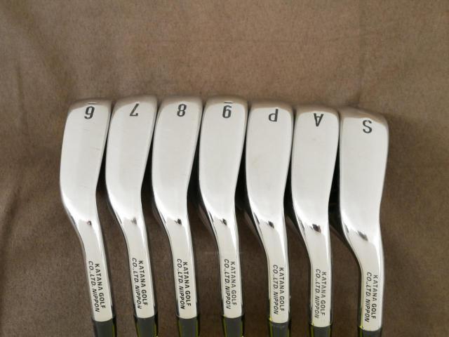 Iron set : Katana : ชุดเหล็ก Katana Sword LX-880 (ตีง่าย ไกล) มีเหล็ก 6-Pw,Aw,Sw (7 ชิ้น) ก้านกราไฟต์ Fujikura Speeder Five Flex R