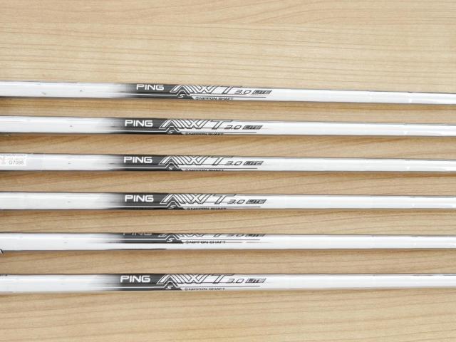 Iron set : Ping : ชุดเหล็ก Ping G440 (รุ่นล่าสุด ออกปี 2025 Japan Spec. ใบใหญ่ ง่าย ไกล) มีเหล็ก 6-W,U (6 ชิ้น) ก้านเหล็ก Ping AWT 3.0 Lite Flex S
