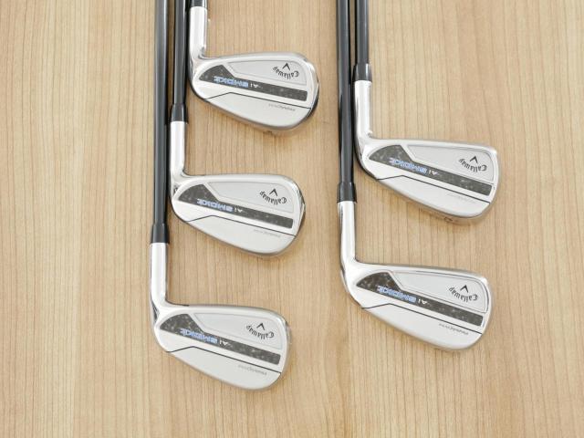 Iron set : Callaway : ชุดเหล็ก Callaway Paradym Ai Smoke (ออกปี 2024 ตีง่ายมาก ไกล Japan Spec.) มีเหล็ก 6-Pw (5 ชิ้น) ก้านกราไฟต์ Mitsubishi TENSEI 50 Flex R