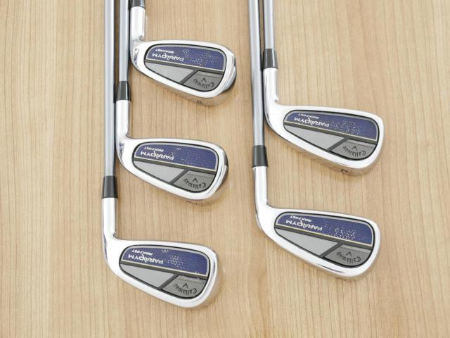 Iron set : Callaway : ชุดเหล็ก Callaway Paradym Max Fast (ออกปี 2023 ตีง่ายสุด ไกลสุดของ Callaway Japan Spec.) มีเหล็ก 6-Pw (5 ชิ้น) ก้านกราไฟต์ Fujikura MCI Black 80 Flex S