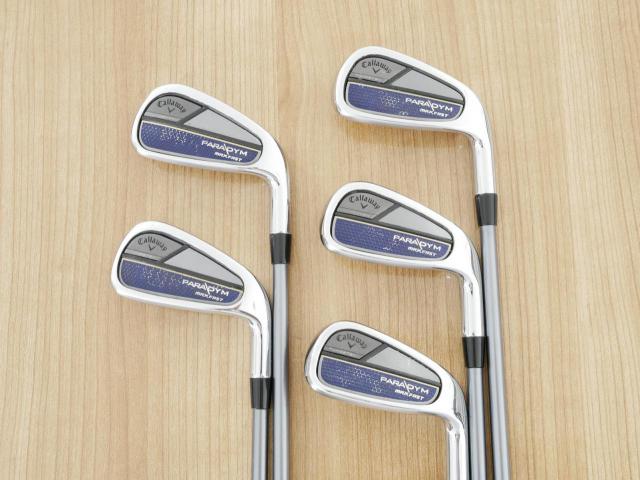 Iron set : Callaway : ชุดเหล็ก Callaway Paradym Max Fast (ออกปี 2023 ตีง่ายสุด ไกลสุดของ Callaway Japan Spec.) มีเหล็ก 6-Pw (5 ชิ้น) ก้านกราไฟต์ Fujikura MCI Black 80 Flex S