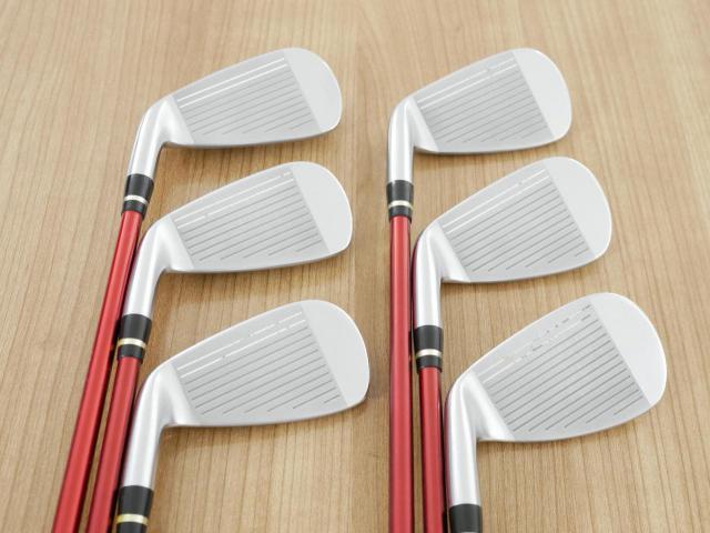 Iron set : Yamaha : ชุดเหล็ก Yamaha Inpres UD+2 (ปี 2018 ตีไกลที่สุด ไกลกว่าเหล็กทั่วไป 2 เบอร์) มีเหล็ก 6-Pw,Aw (6 ชิ้น) ก้านกราไฟต์ Mitsubishi Bassara i50xct Flex R