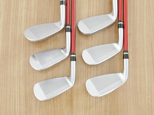 Iron set : Yamaha : ชุดเหล็ก Yamaha Inpres UD+2 (ปี 2018 ตีไกลที่สุด ไกลกว่าเหล็กทั่วไป 2 เบอร์) มีเหล็ก 6-Pw,Aw (6 ชิ้น) ก้านกราไฟต์ Mitsubishi Bassara i50xct Flex R