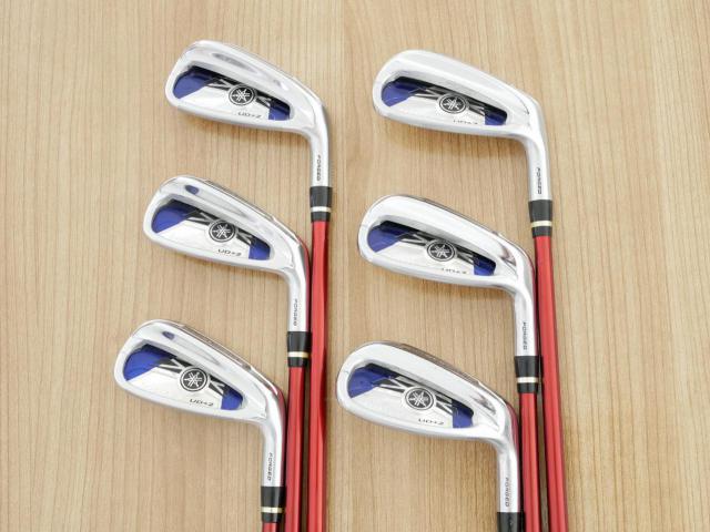 Iron set : Yamaha : ชุดเหล็ก Yamaha Inpres UD+2 (ปี 2018 ตีไกลที่สุด ไกลกว่าเหล็กทั่วไป 2 เบอร์) มีเหล็ก 6-Pw,Aw (6 ชิ้น) ก้านกราไฟต์ Mitsubishi Bassara i50xct Flex R