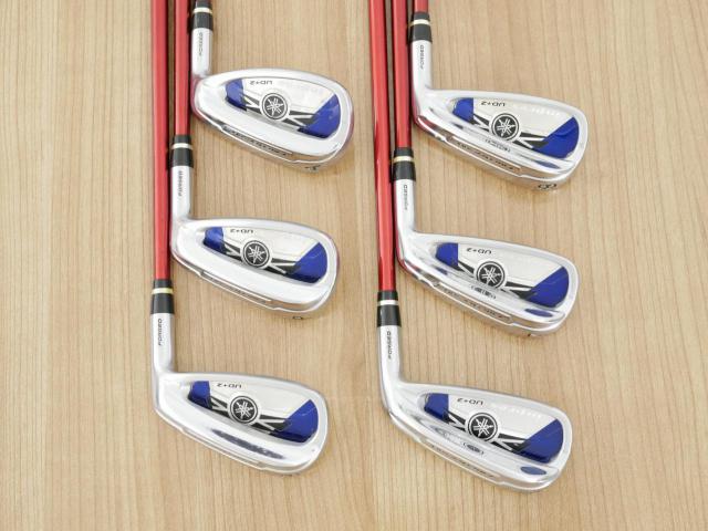 Iron set : Yamaha : ชุดเหล็ก Yamaha Inpres UD+2 (ปี 2018 ตีไกลที่สุด ไกลกว่าเหล็กทั่วไป 2 เบอร์) มีเหล็ก 6-Pw,Aw (6 ชิ้น) ก้านกราไฟต์ Mitsubishi Bassara i50xct Flex R