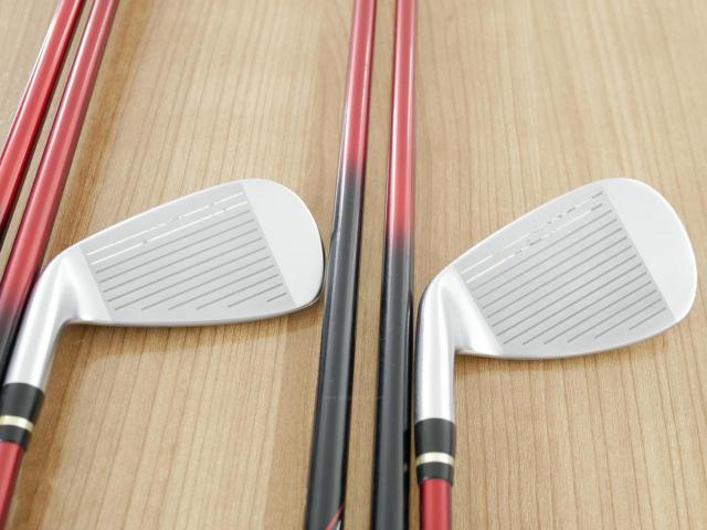 Iron set : Yamaha : ชุดเหล็ก Yamaha Inpres UD+2 (ปี 2018 ตีไกลที่สุด ไกลกว่าเหล็กทั่วไป 2 เบอร์) มีเหล็ก 6-Pw,Aw (6 ชิ้น) ก้านกราไฟต์ Mitsubishi Bassara i50xct Flex R