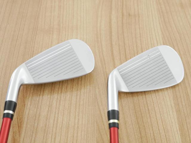 Iron set : Yamaha : ชุดเหล็ก Yamaha Inpres UD+2 (ปี 2018 ตีไกลที่สุด ไกลกว่าเหล็กทั่วไป 2 เบอร์) มีเหล็ก 6-Pw,Aw (6 ชิ้น) ก้านกราไฟต์ Mitsubishi Bassara i50xct Flex R