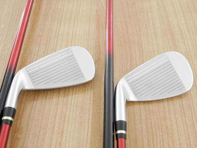 Iron set : Yamaha : ชุดเหล็ก Yamaha Inpres UD+2 (ปี 2018 ตีไกลที่สุด ไกลกว่าเหล็กทั่วไป 2 เบอร์) มีเหล็ก 6-Pw,Aw (6 ชิ้น) ก้านกราไฟต์ Mitsubishi Bassara i50xct Flex R