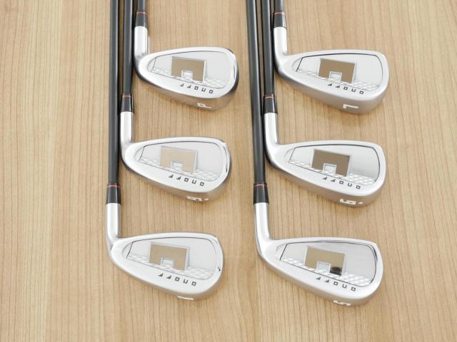 Iron set : Daiwa : ชุดเหล็ก Daiwa OnOff AKA (ออกปี 2024 ตีง่าย ไกล หน้าเด้ง บางเพียง 1.9 มิล) มีเหล็ก 5-Pw (6 ชิ้น) ก้านกราไฟต์ KBS PGI 60 Flex R