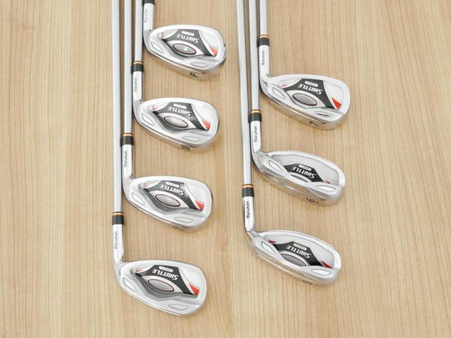 Iron set : Maruman : ชุดเหล็กกระเทย Maruman Shuttle i3000Mx (ตีง่ายมากๆ ไกล เหล็กยาวเป็น Utility) มีเหล็ก 5-10,Pw (7 ชิ้น) ก้านกราไฟต์ Flex R