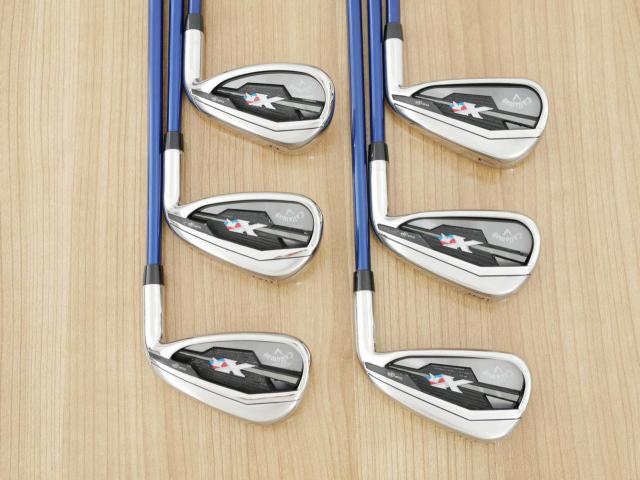 Iron set : Callaway : ชุดเหล็ก Callaway XR (ใบใหญ่ ตีง่ายมาก) มีเหล็ก 5-Pw (6 ชิ้น) ก้านกราไฟต์ Flex R