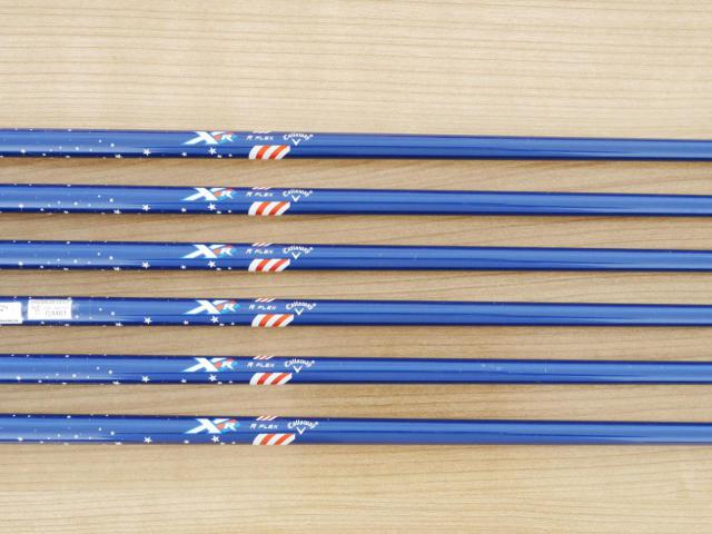 Iron set : Callaway : ชุดเหล็ก Callaway XR (ใบใหญ่ ตีง่ายมาก) มีเหล็ก 5-Pw (6 ชิ้น) ก้านกราไฟต์ Flex R