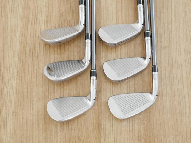 Iron set : Taylormade : ชุดเหล็ก Taylormade SIM MAX OS (ออกปี 2020 Japan Spec.) มีเหล็ก 6-Pw,Aw (6 ชิ้น) ก้านกราไฟต์ Mitsubishi Tensei TM60 Flex R