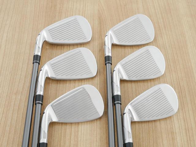 Iron set : Taylormade : ชุดเหล็ก Taylormade SIM MAX OS (ออกปี 2020 Japan Spec.) มีเหล็ก 6-Pw,Aw (6 ชิ้น) ก้านกราไฟต์ Mitsubishi Tensei TM60 Flex R