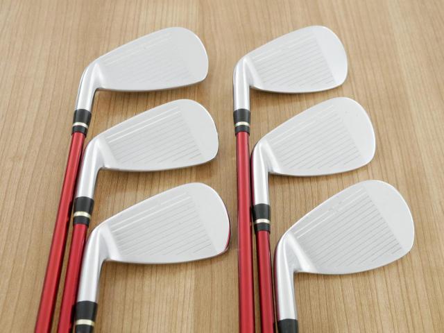 Iron set : Yamaha : ชุดเหล็ก Yamaha Inpres RMX UD+2 (ปี 2017 ตีไกลที่สุด ไกลกว่าเหล็กทั่วไป 2 เบอร์) มีเหล็ก 6-Pw,Aw (6 ชิ้น) ก้านกราไฟต์ Mitsubishi Bassara i50xct Flex R