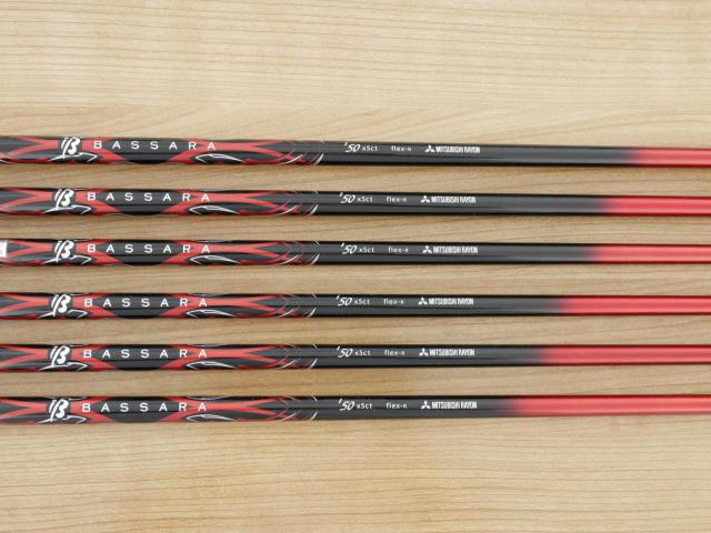 Iron set : Yamaha : ชุดเหล็ก Yamaha Inpres RMX UD+2 (ปี 2017 ตีไกลที่สุด ไกลกว่าเหล็กทั่วไป 2 เบอร์) มีเหล็ก 6-Pw,Aw (6 ชิ้น) ก้านกราไฟต์ Mitsubishi Bassara i50xct Flex R