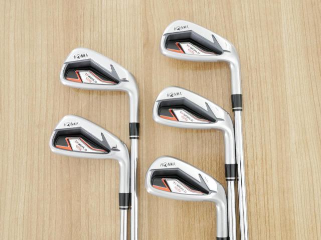 Iron set : Honma : ชุดเหล็ก Honma Tour World GS (ออกปี 2021 ใบใหญ่ ตีง่าย ไกล) มีเหล็ก 6-10 (5 ชิ้น) ก้านเหล็ก NS Pro 950 NEO Flex R