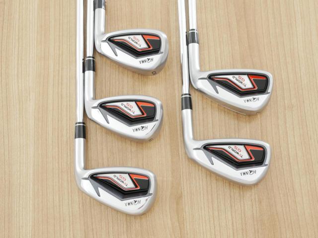Iron set : Honma : ชุดเหล็ก Honma Tour World GS (ออกปี 2021 ใบใหญ่ ตีง่าย ไกล) มีเหล็ก 6-10 (5 ชิ้น) ก้านเหล็ก NS Pro 950 NEO Flex R