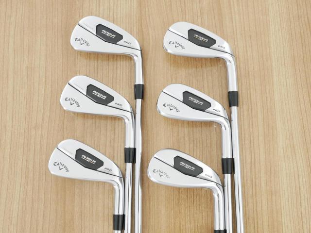 Iron set : Callaway : ชุดเหล็ก Callaway Rogue ST Pro (ออกปี 2022 คม นุ่ม แน่นมาก) มีเหล็ก 5-Pw (6 ชิ้น) ก้านเหล็ก Dynamic Gold 95 S200