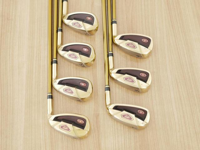 Iron set : Tsuruya : ชุดเหล็ก Tsuruya AXEL Gold Premium II (รุ่นปี 2017 ของใหม่ 6 หมื่นกว่าบาท หน้าเด้งสุดๆ ไกลสุดๆๆ) มีเหล็ก 7-Pw,Aw,As,Sw (7 ชิ้น ครบเซ็ต) ก้านกราไฟต์ Flex R